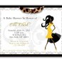 "Oh So Chic Mommy To Be" Baby Shower Invitations