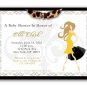 "Oh So Chic Mommy To Be" Baby Shower Invitations