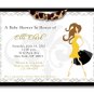 "Oh So Chic Mommy To Be" Baby Shower Invitations