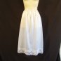 FREE SHIPPING: 1980's white nylon waist slip