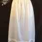 FREE SHIPPING: 1980's white nylon waist slip