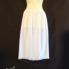 FREE SHIPPING: 1980's white nylon waist slip