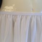 FREE SHIPPING: 1980's white nylon waist slip