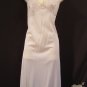 FREE SHIPPING: 1980's cream nylon full slip