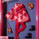 FASHION AVENUE-Barbie-2001-50484-NRFB-Toys R Us-Poncho