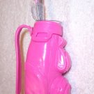 Barbie-Diorama-OOB-Pretty Pink Golf Club Bag & 3 Clubs