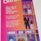FASHION AVENUE-Catalog-Booklet-Pamplet-Barbie-1998-HTF