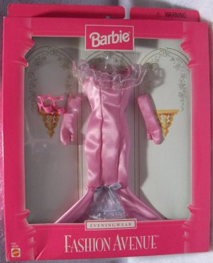 FASHION AVENUE-Barbie-1997-18121-Eveningwear-Pink Gown