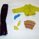 Fashion-Barbie-Ensemble-Faux Leather Purple Pants