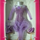 FASHION AVENUE-Barbie-1996-15864-Party-Purple Dress