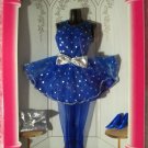 FASHION AVENUE-Barbie-1995-14368-Party-Blue Party Dress