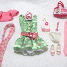 Barbie-Ensemble-Fashion Only-OOB-Dress, Scarf Plus More