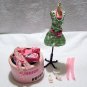 Barbie-Ensemble-Fashion Only-OOB-Dress, Scarf Plus More
