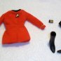 Barbie-Ensemble-Fashion Only-OOB-Red Star Trek Uniform~