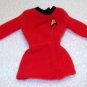 Barbie-Ensemble-Fashion Only-OOB-Red Star Trek Uniform~