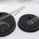 Barbie-Diorama-2 Doll Stands-For Barbie & Ken-Gray #8