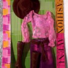 FASHION AVENUE-Barbie-2002-B3368-Metro-Brown Hat, Boots