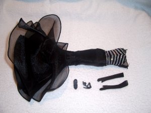 Barbie-Ensemble-Fashion Only-OOB-40th Anniversary-Black