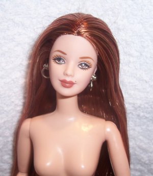 NUDE-Barbie-OOB-Redress/OOAK-Poseable-Redhead-40