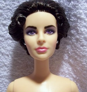 NUDE-Barbie-OOB-Redress/OOAK-Celebrity-Elizabeth Taylor