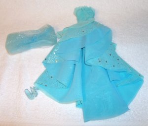 Barbie-Ensemble-Fashion Only-OOB-Light-Blue Gown