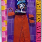 FASHION AVENUE-Barbie-2002-B3369-NRFB-Metro-Red Skirt