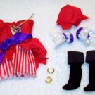 Barbie-Ensemble-Fashion Only-OOB-Pirate Costume