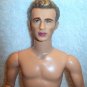 NUDE-KEN-Poseable-Barbie-4 OOAK Makeover-Brown Hair-196