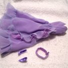 Barbie-Ensemble-Fashion Only-OOB-Purple Evening Gown