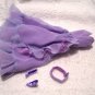 Barbie-Ensemble-Fashion Only-OOB-Purple Evening Gown