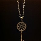 Silver Key Pendant Necklace
