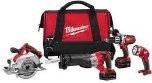 Milwaukee 2690-24 18 Volt M18 Lithium-Ion 4-Tool Combo