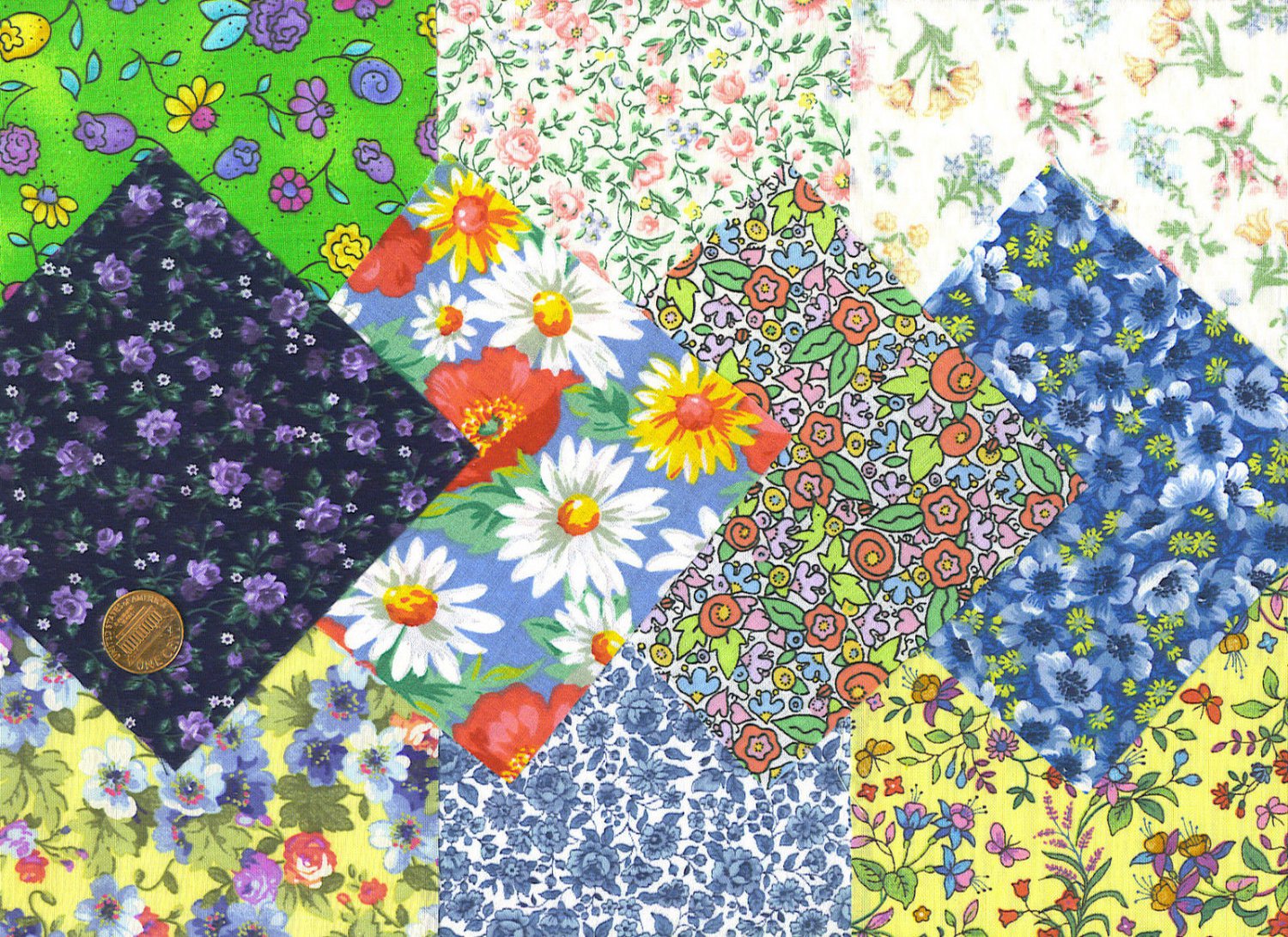 I spy flower floral assortment fabric novelty multi square fa set 3c I spy flower floral assortment fabric novelty multi square fa set 3c