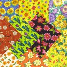 I Spy Flower Floral  Assortment  Fabric Novelty Multi Square FA Set 2b