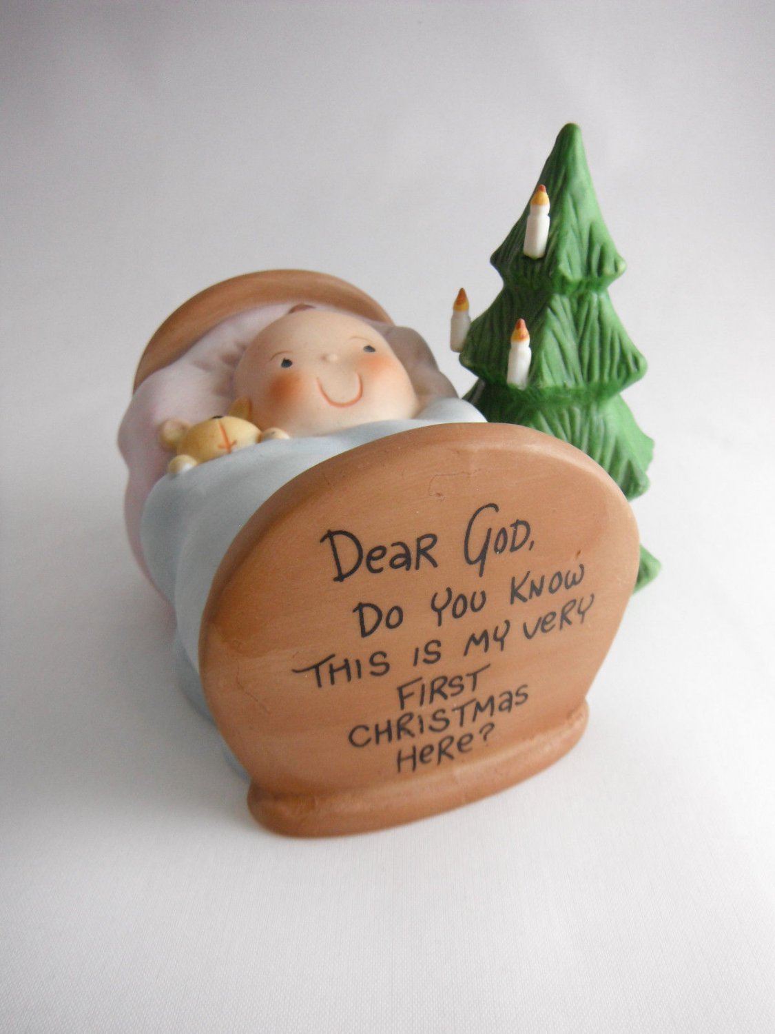 Dear GOD Do You Know This is My Very First Christmas Here 1983 tblkt1