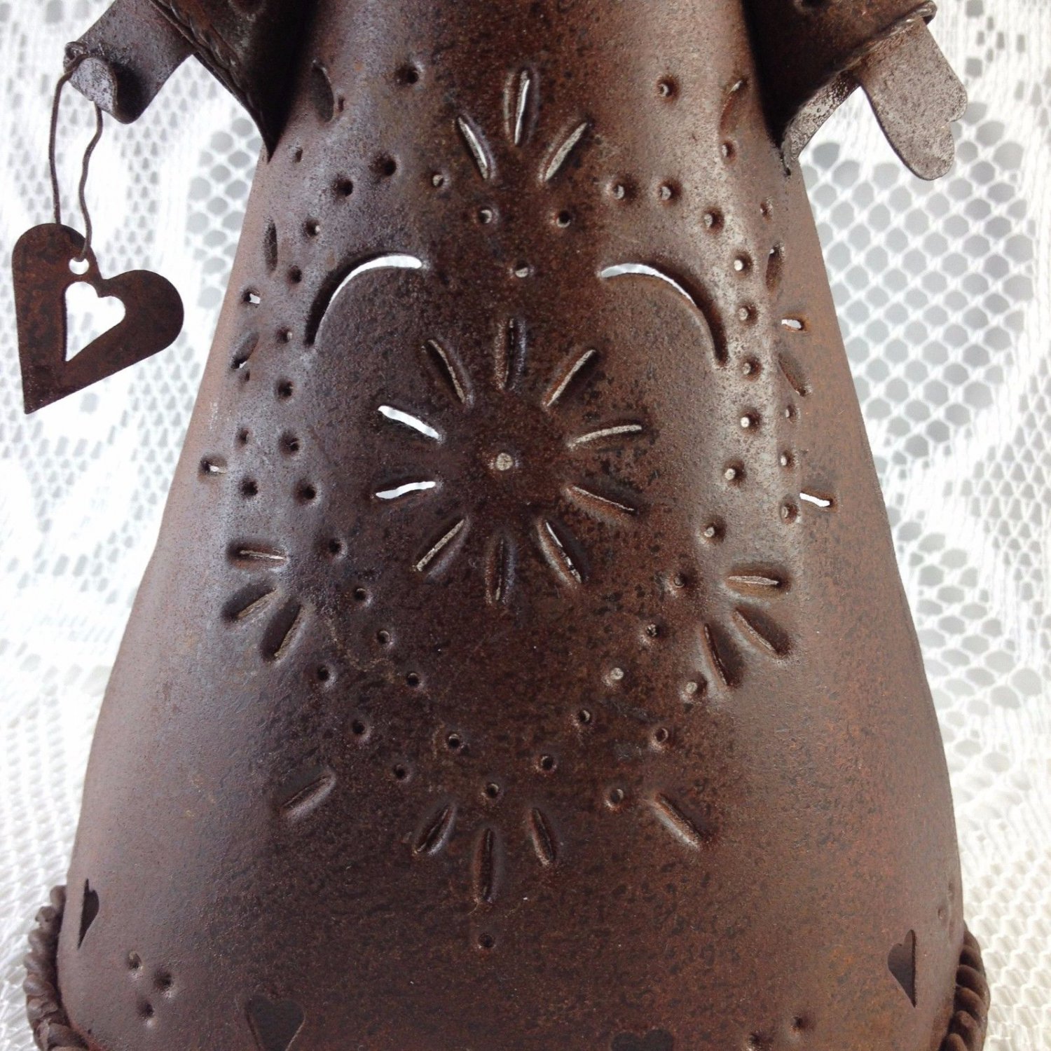 Vintage Metal Angel Candle Holder tblxs3