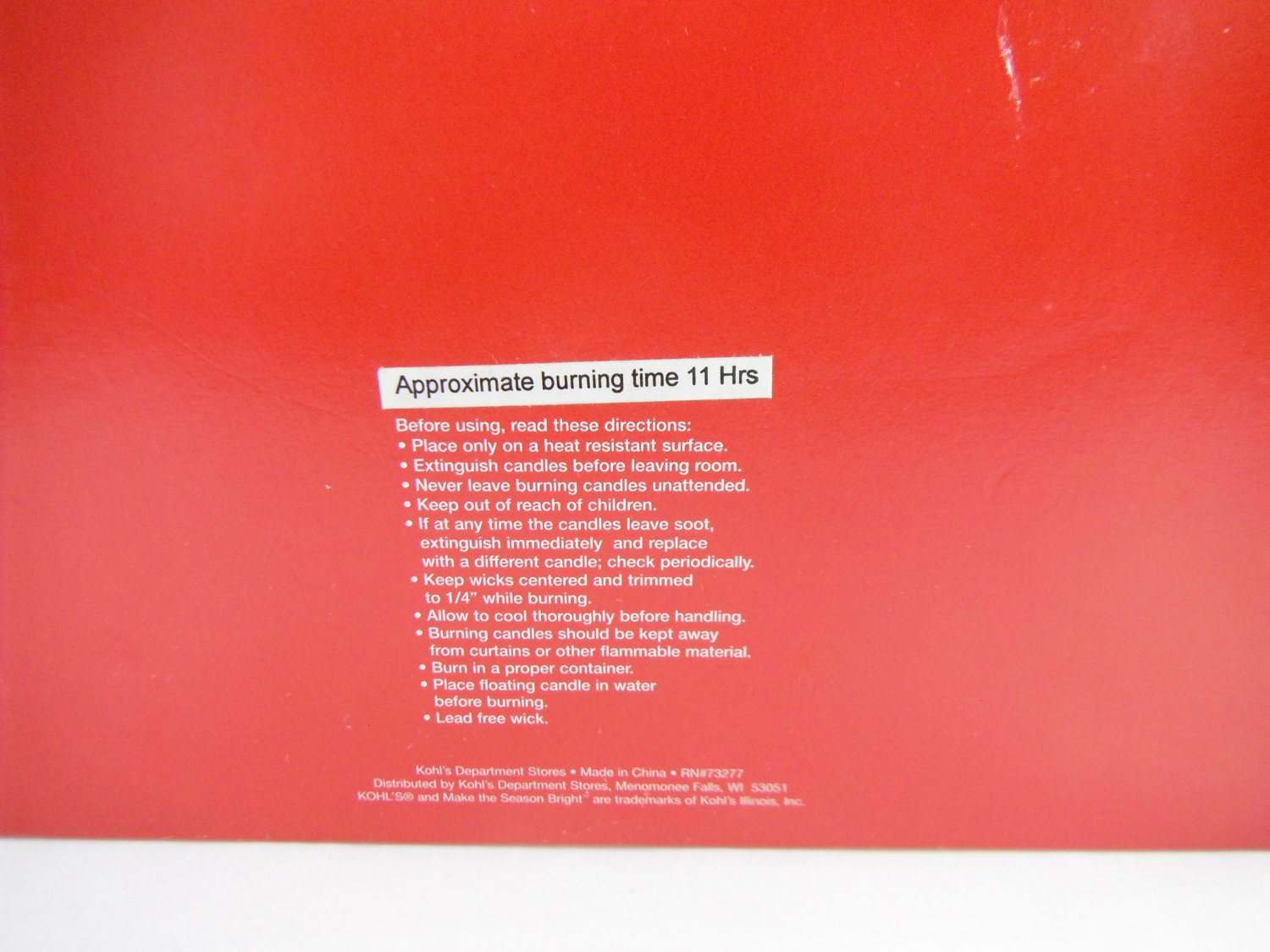 Kohl's Make The Season Bright Snowpeople Candles tbljr1