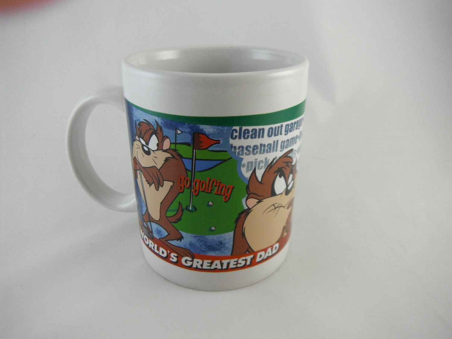 Looney Tunes Ceramic Coffee Mug World's Greatest Dad tbljr1