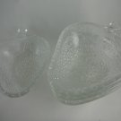 Glass Strawberry-Shaped Candy Snack Dishes Home Decore tblza1