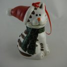 Ceramic Christmas Cat Tree Ornament tblru1