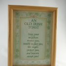 Abbey Press 1990 An Old Irish Toast Picture Frame Home Decor tblvl0