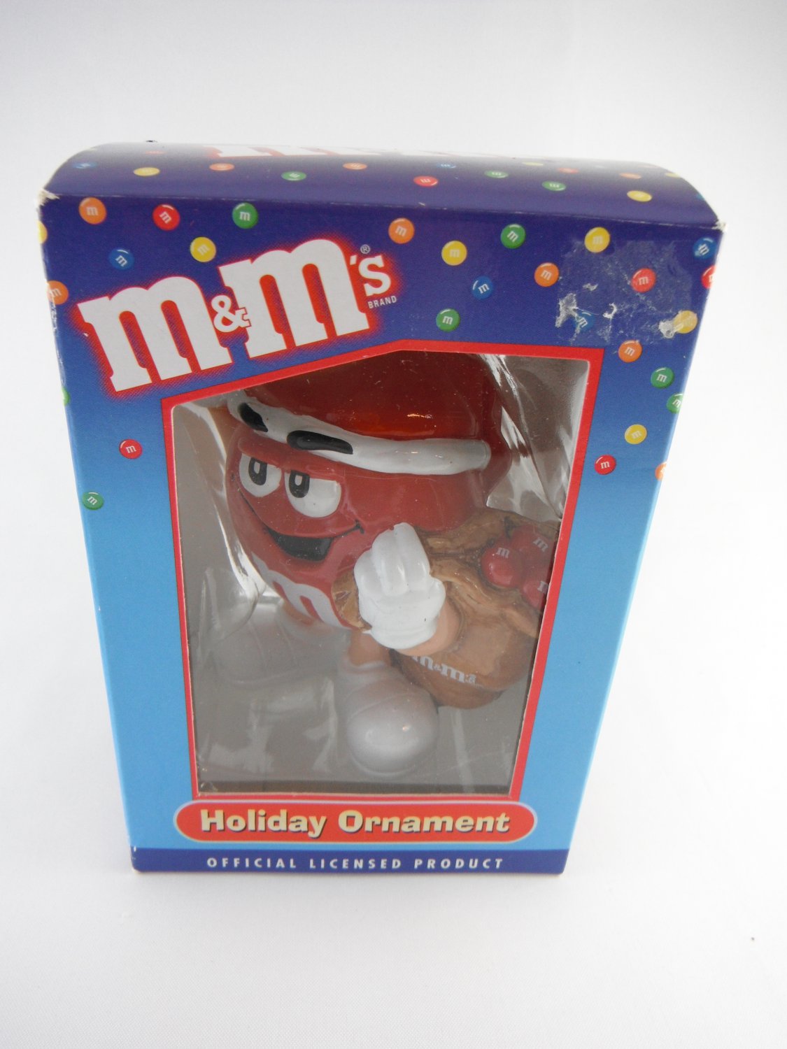 M&M's Character Holiday Christmas Tree Ornament Red tbleu1