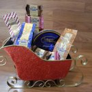 Santa's Sled full of hot drinks and treats