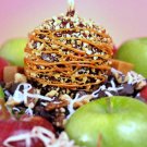 3 gourmet chocolate covered apples by Designer Sweets in a Basket