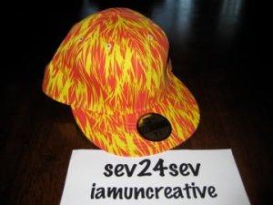 The Hundreds 'JAGS' Fitted New Era Hat - Orange