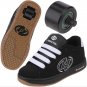 Heelys Hurricane 7225 Black/White/Gum Mens Shoes - Size 10