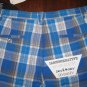 VANS Blue Plaid Skate Shorts - Size 36