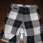 VANS White, Black & Blue Skate Shorts - Size 36