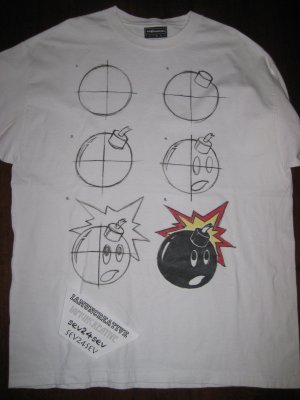 The Hundreds 'Stencil Adam' Mens T Shirt - Size XL