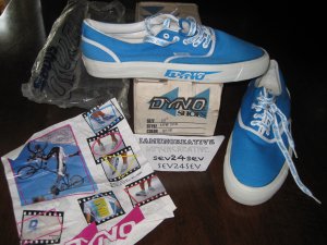 GT DYNO Shoes Low Top Blue BMX 